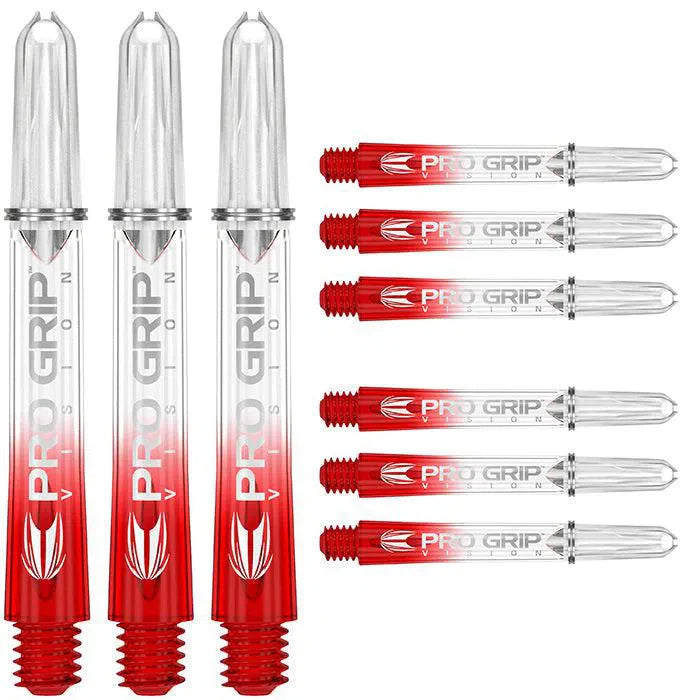 Target Pro Grip Vision Dart Shafts - Red