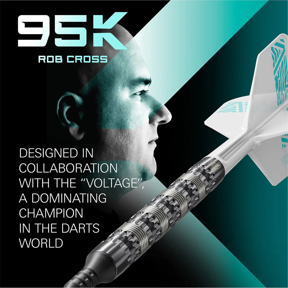 Rob Cross 95K 95% Tungsten Sp Steel Tip Darts By Target