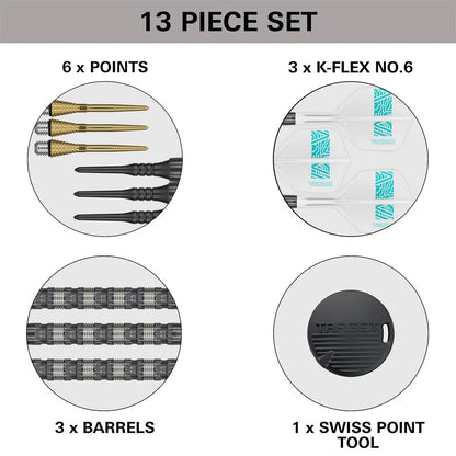 Rob Cross 95K 95% Tungsten Sp Steel Tip Darts By Target