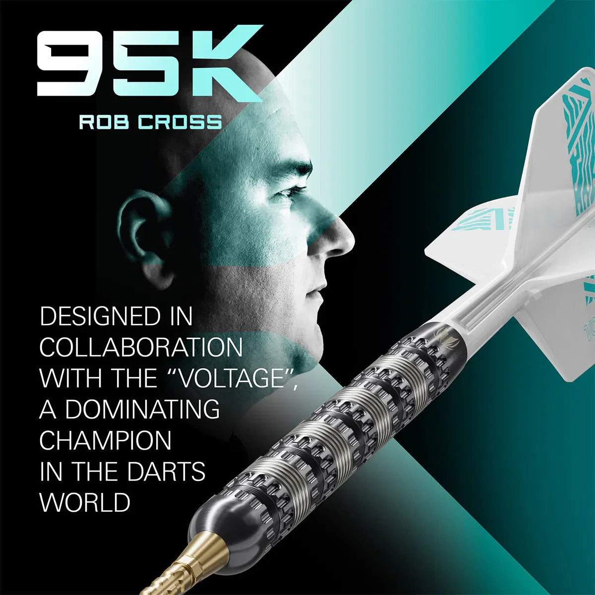 Rob Cross 95K 95% Tungsten Sp Steel Tip Darts By Target