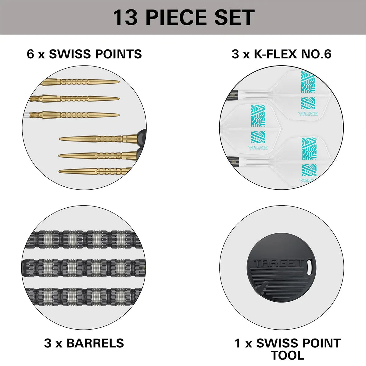 Rob Cross 95K 95% Tungsten Sp Steel Tip Darts By Target