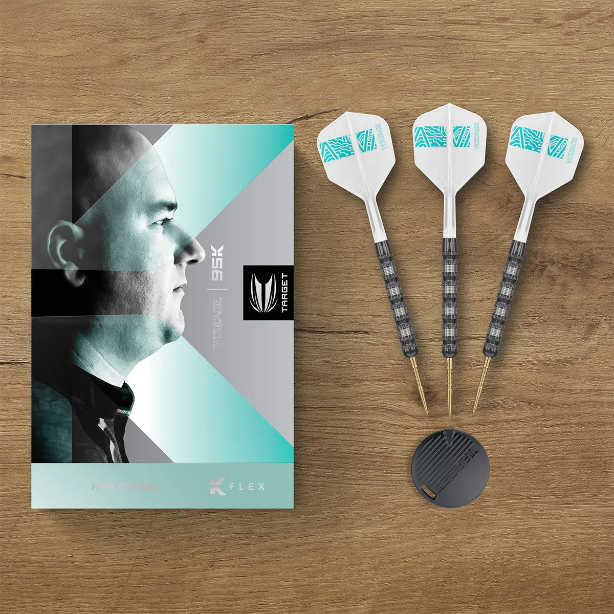 Rob Cross 95K 95% Tungsten Sp Steel Tip Darts By Target