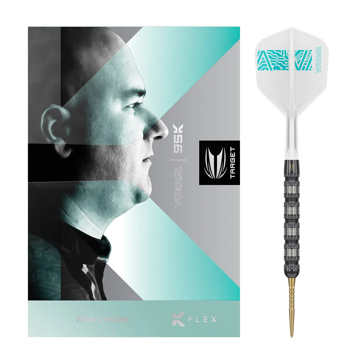 Rob Cross 95K 95% Tungsten Sp Steel Tip Darts By Target