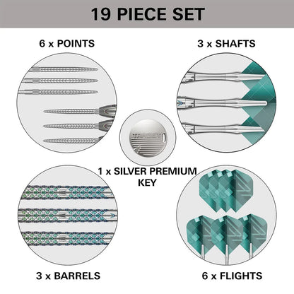 Rove 03 90% Tungsten Sp Steel Tip Darts By Target