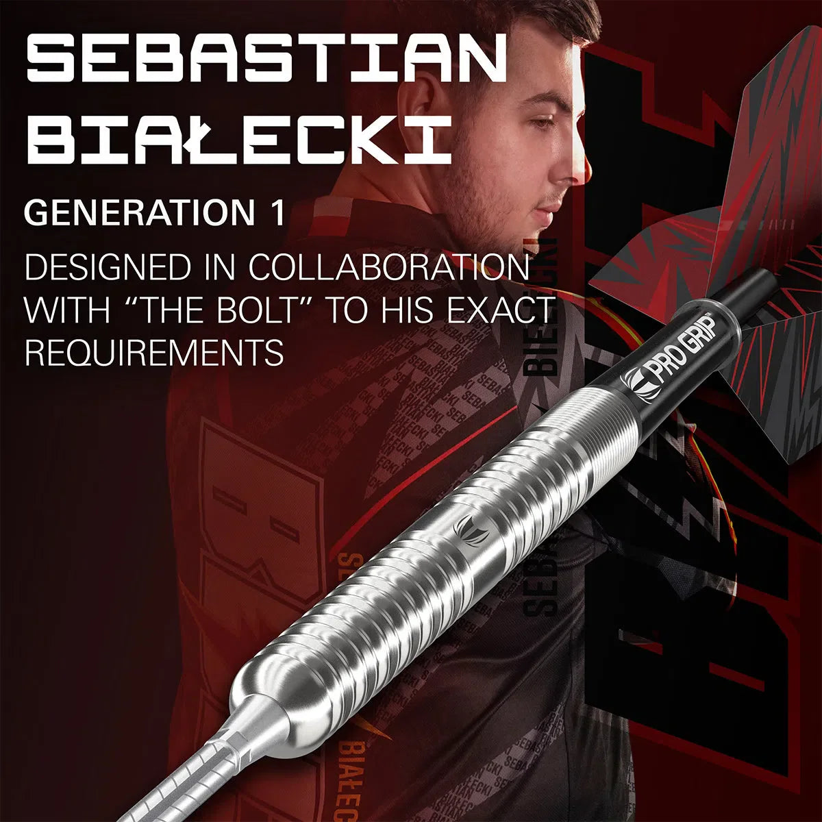 Sebastian Bialecki 90% Tungsten Sp Steel Tip Darts By Target