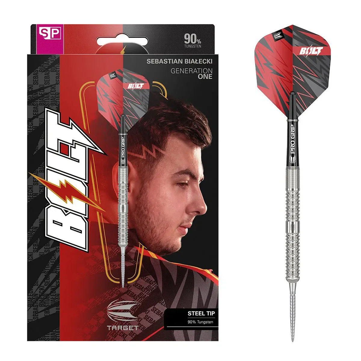 Sebastian Bialecki 90% Tungsten Sp Steel Tip Darts By Target