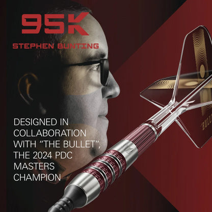Stephen Bunting 95K 95% Tungsten Sp Steel Tip Darts By Target