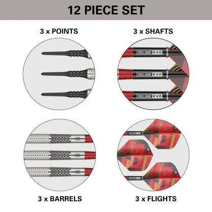 Stephen Bunting Gen 5 95% Tungsten Sp Steel Tip Darts By Target