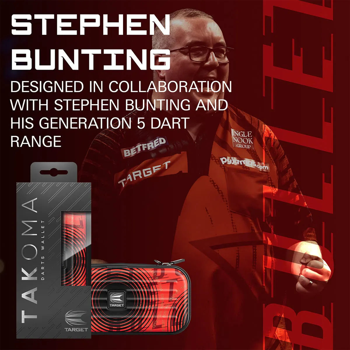 Target Stephen Bunting Takoma Ghost Dart Case