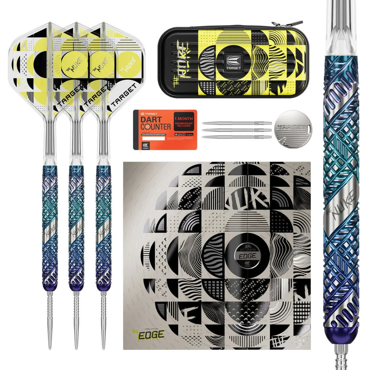 Target Luke Littler Edge 95% Tungsten Sp Steel Tip Darts