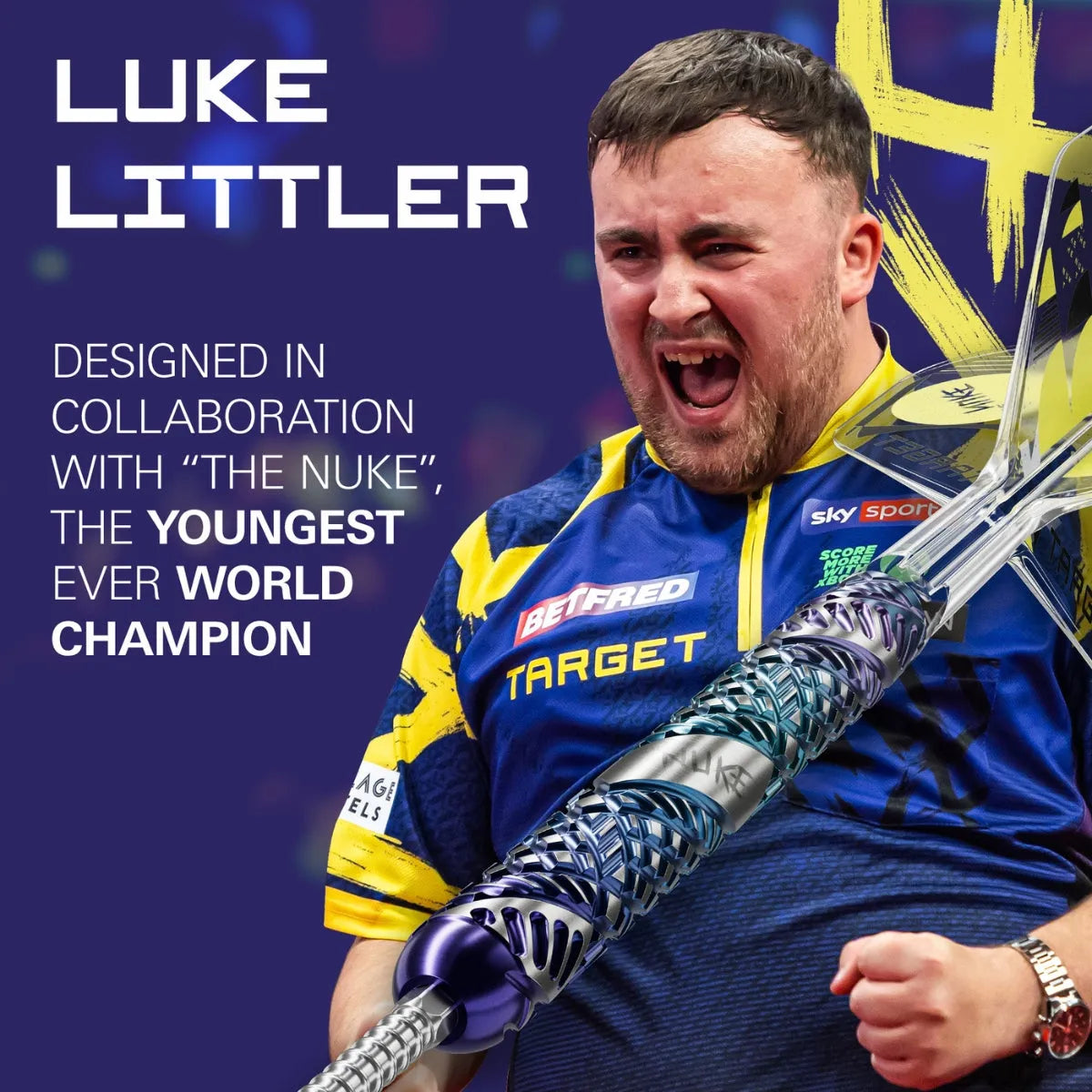 Target Luke Littler Edge 95% Tungsten Sp Steel Tip Darts