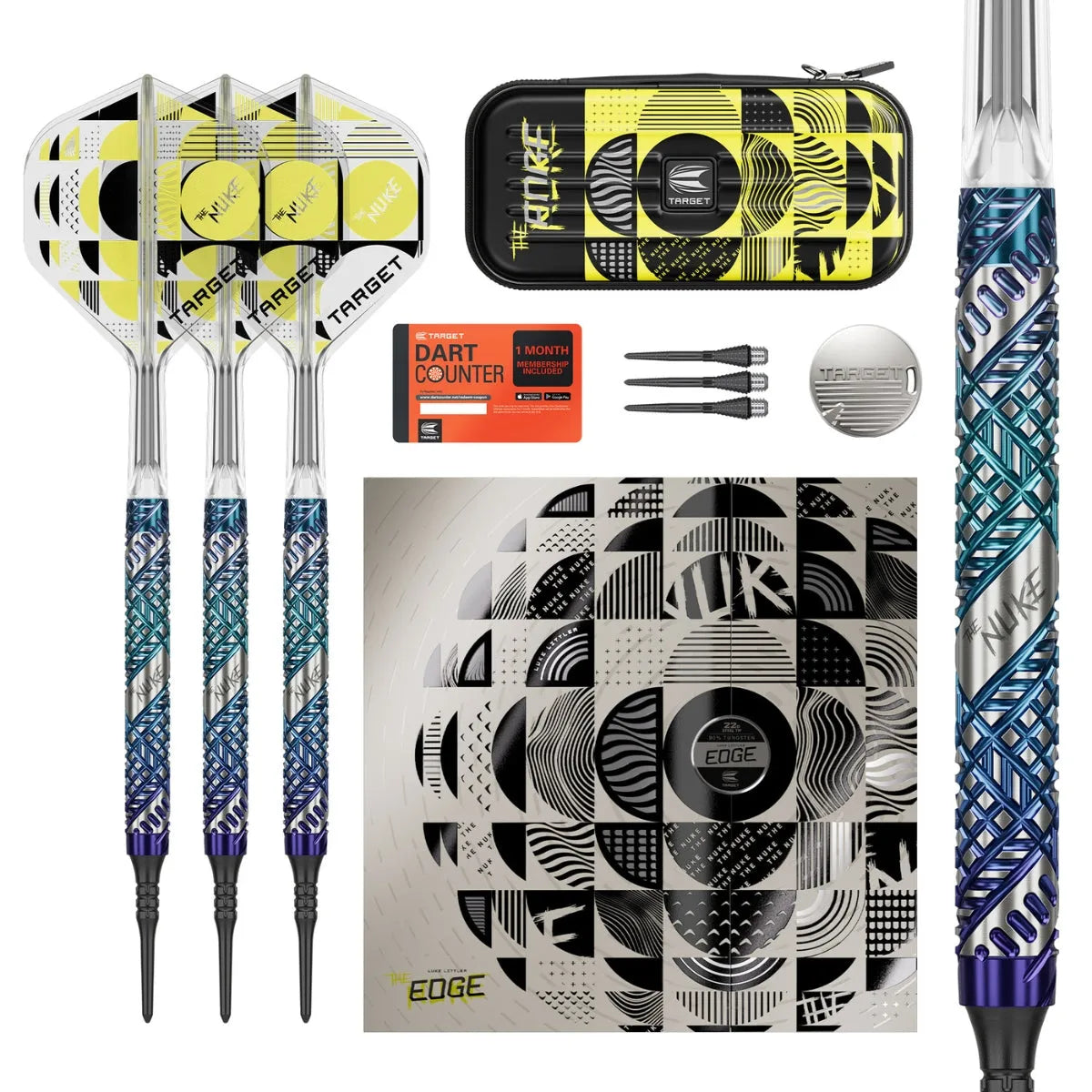 Target Luke Littler Edge 95% Tungsten Sp Steel Tip Darts