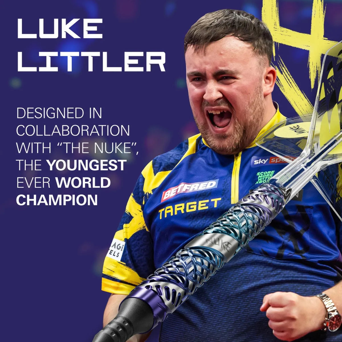 Target Luke Littler Edge 95% Tungsten Sp Steel Tip Darts