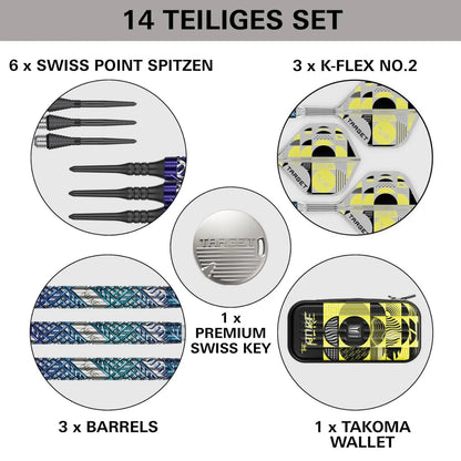 Target Luke Littler Edge 95% Tungsten Sp Steel Tip Darts