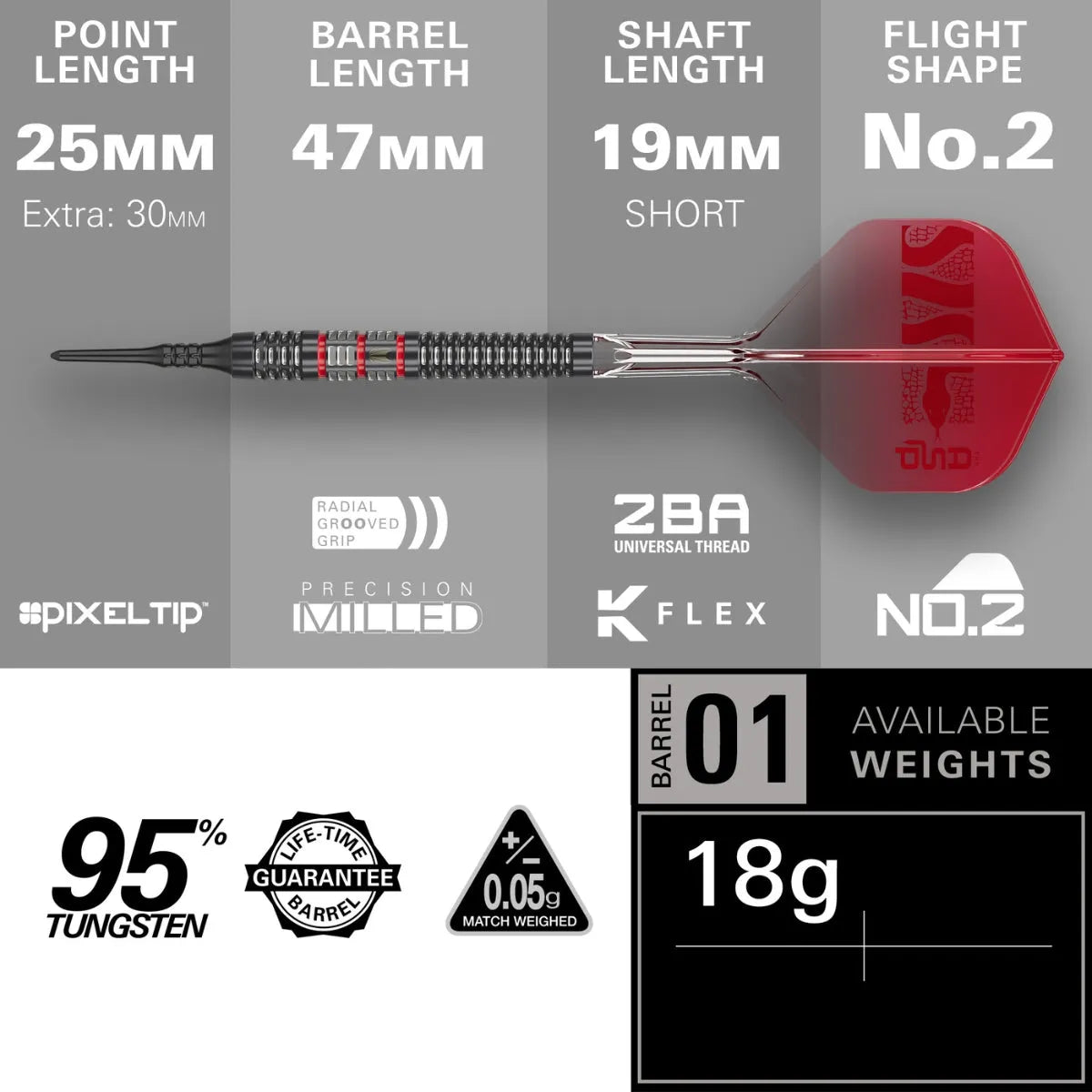 Target Nathan Aspinall Asp 95K 95% Tungsten Sp Steel Tip Darts