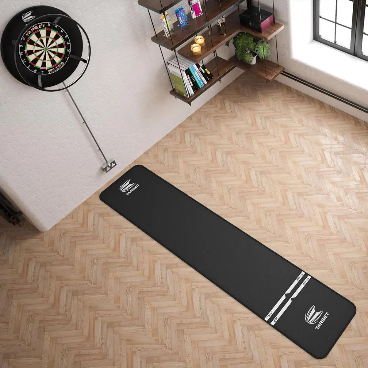 Target World Champion Floor Protect Dart Mat - Lightweight Odourless