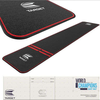 Target World Champion Floor Protect Dart Mat - Lightweight Odourless