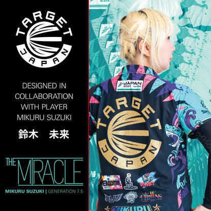 Target Japan Mikuru Suzuki The Miracle G7.5 95% Tungsten Steel Tip Darts