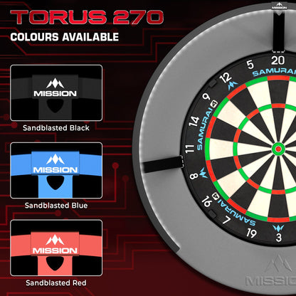 Mission Torus 270 Dartboard Lighting - Usb-C Blue
