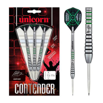 Adam Hunt Contender Phase 2 90% Tungsten Steel Tip Darts By Unicorn