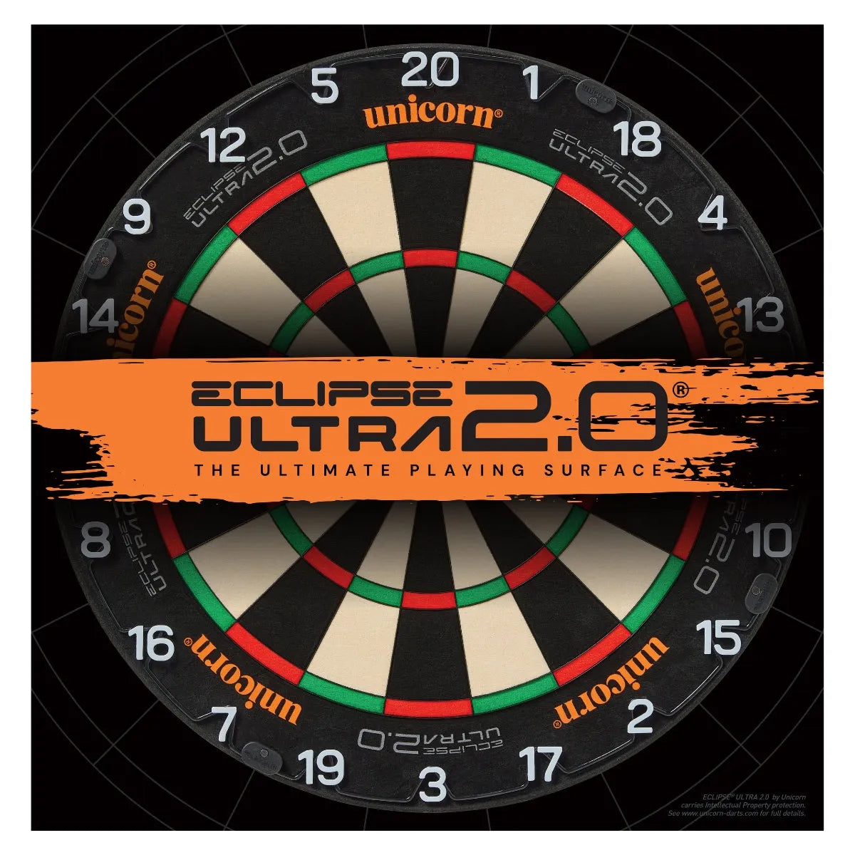 Eclipse Ultra 2.0 Dartboard By Unicorn