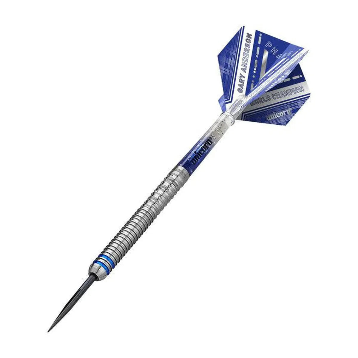 Gary Anderson Noir 90% Tungsten Phase 5 World Champion Steel Tip Darts By Unicorn 25 Gram
