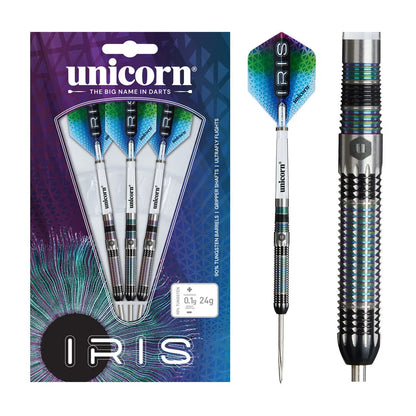 Iris 90% Tungsten Steel Tip Darts By Unicorn
