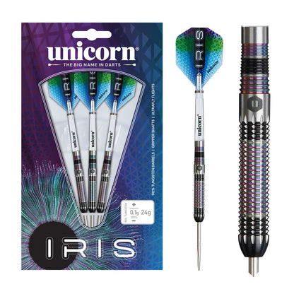 Iris 90% Tungsten Steel Tip Darts By Unicorn