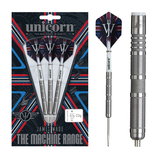 James Wade The Machine 04 90% Tungsten Steel Tip Darts By Unicorn