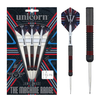 The Machine James Wade 80% Tungsten Steel Tip Darts By Unicorn G22