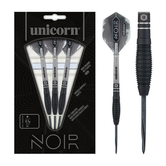 Noir Style 2 90% Tungsten Steel Tip Darts By Unicorn