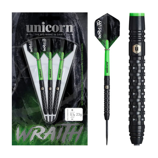 Wraith 90% Tungsten Steel Tip Darts By Unicorn