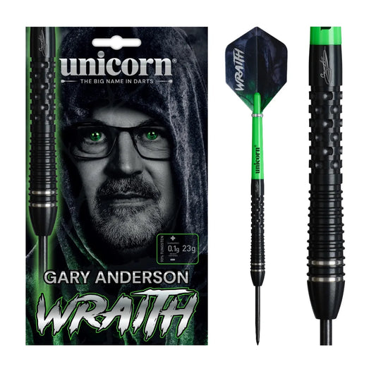 Unicorn Wraith Gary Anderson Phase 6 90% Tungsten Steel Tip Darts