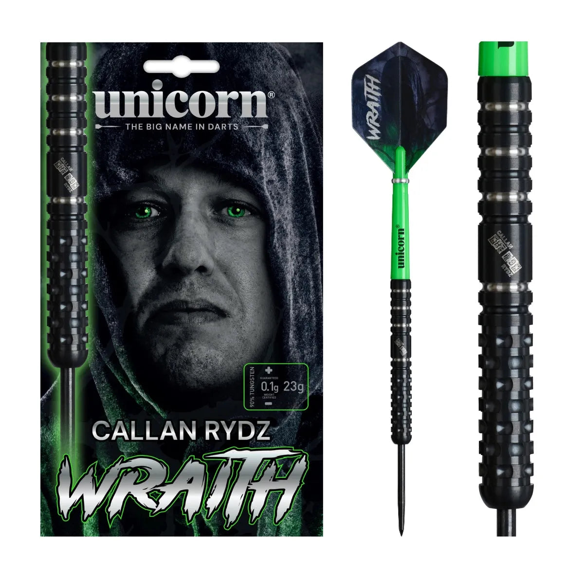 Unicorn Wraith Callan Rydz Phase 2 90% Tungsten Steel Tip Darts