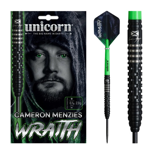 Unicorn Wraith Cameron Menzies 90% Tungsten Steel Tip Darts