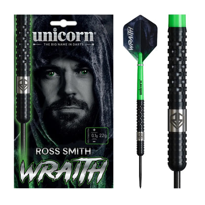 Unicorn Wraith Ross Smith 90% Tungsten Steel Tip Darts 24 Gram