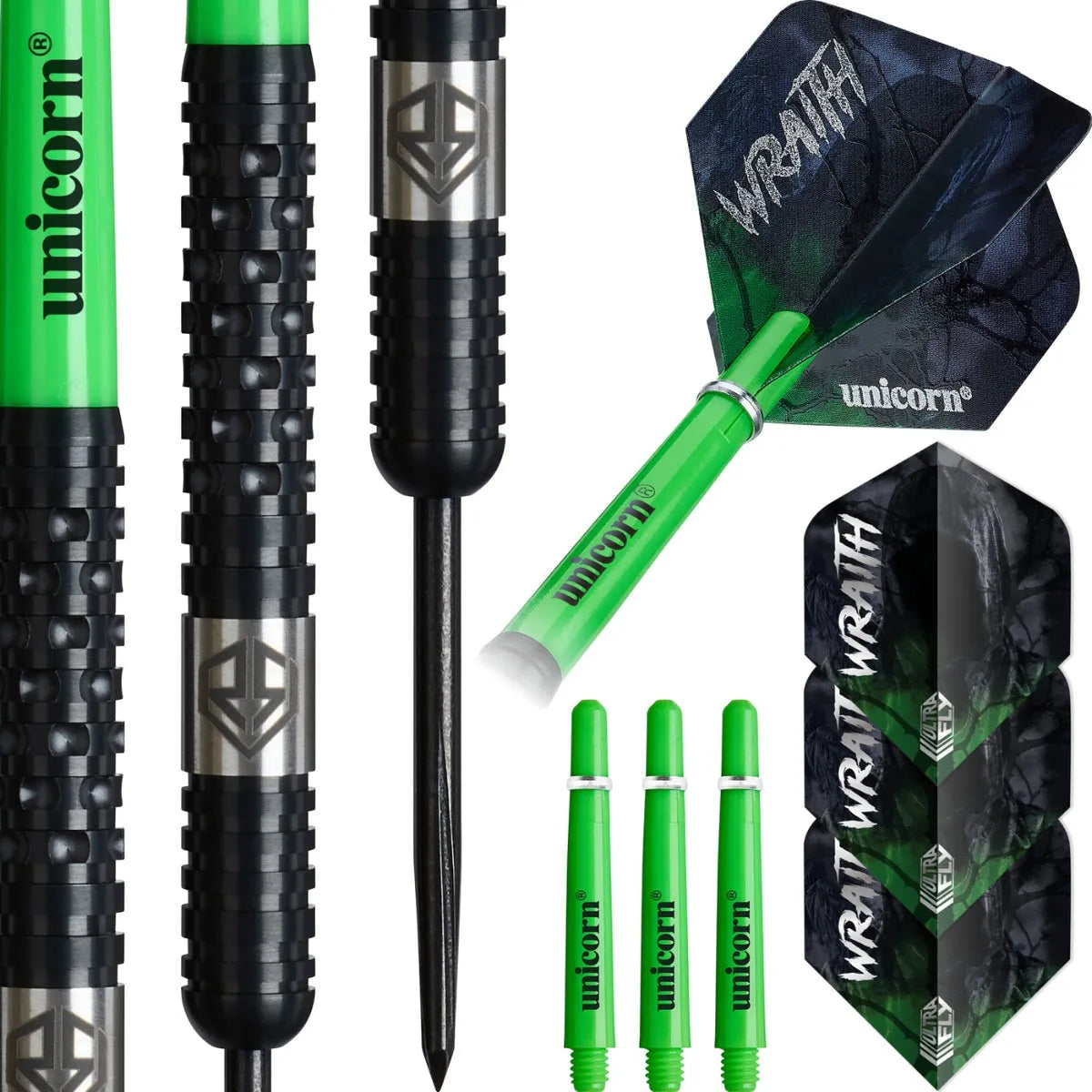 Unicorn Wraith Ross Smith 90% Tungsten Steel Tip Darts 24 Gram