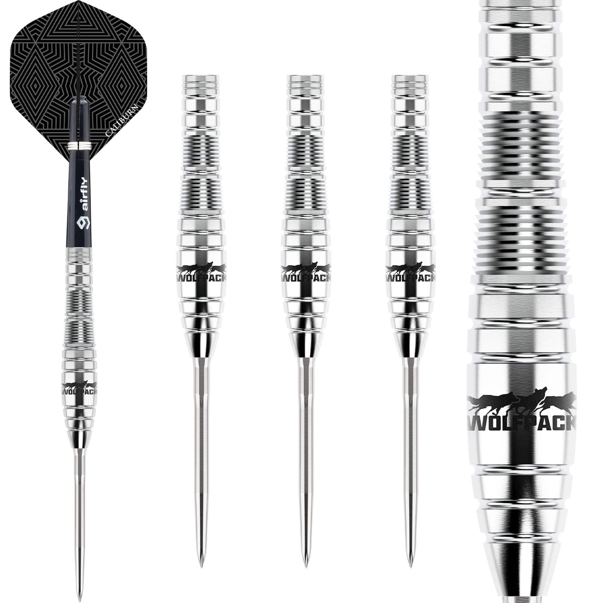 Caliburn Wolfpack Darts - Steel Tip - 90% Tungsten - W2 -