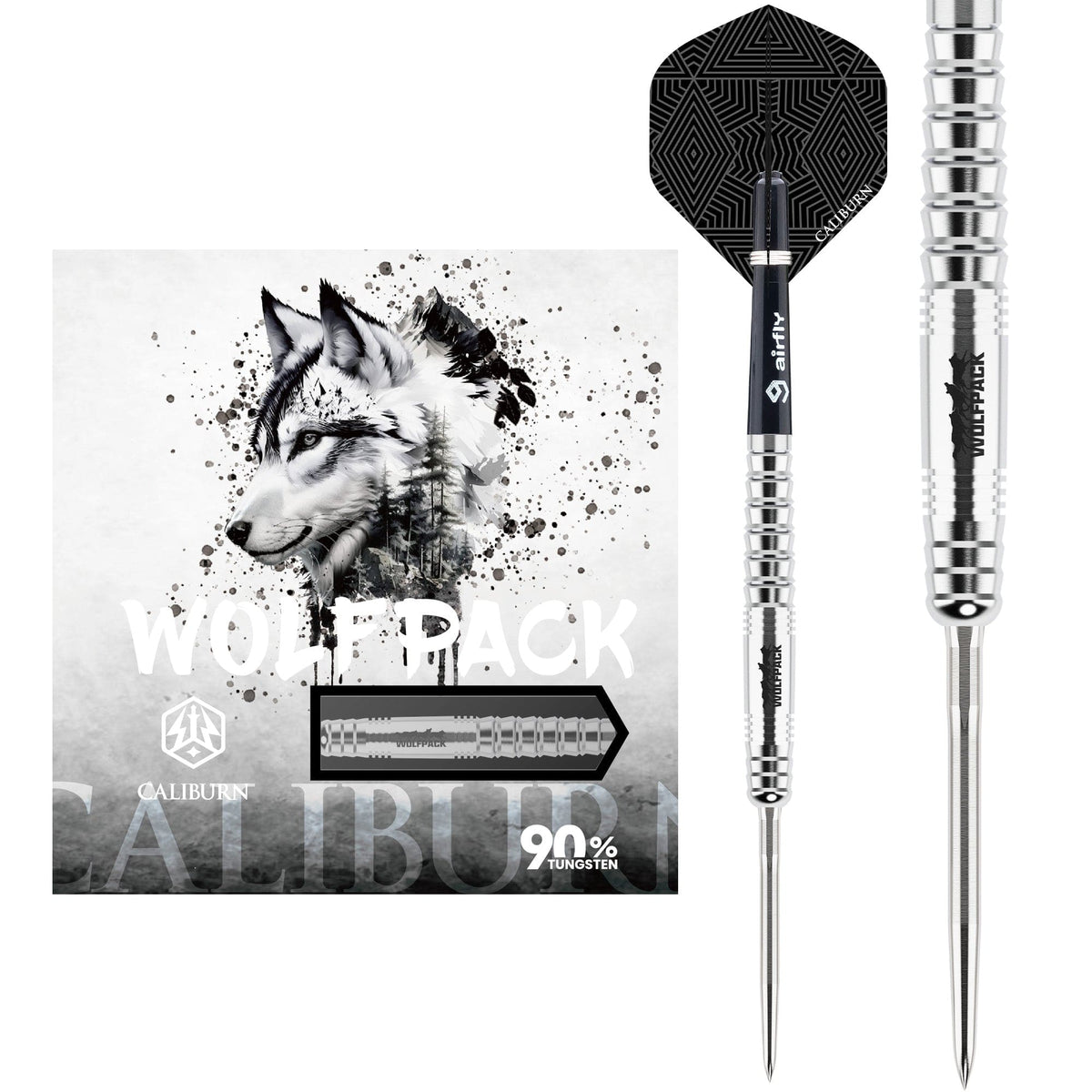 Caliburn Wolfpack Darts - Steel Tip - 90% Tungsten - W6 -