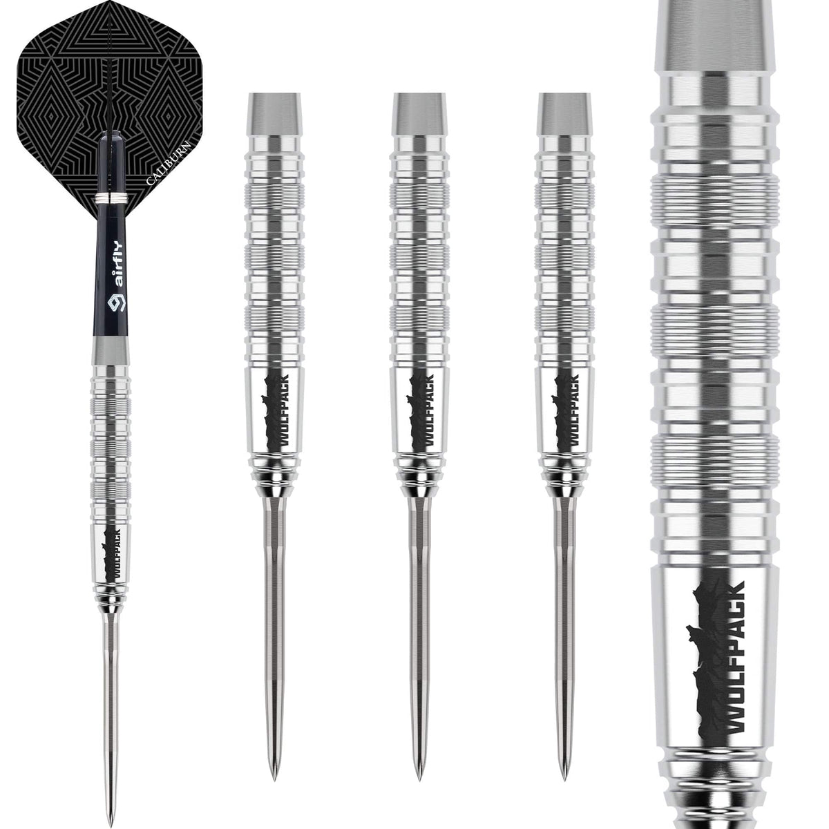 Caliburn Wolfpack Darts - Steel Tip - 90% Tungsten - W7 -