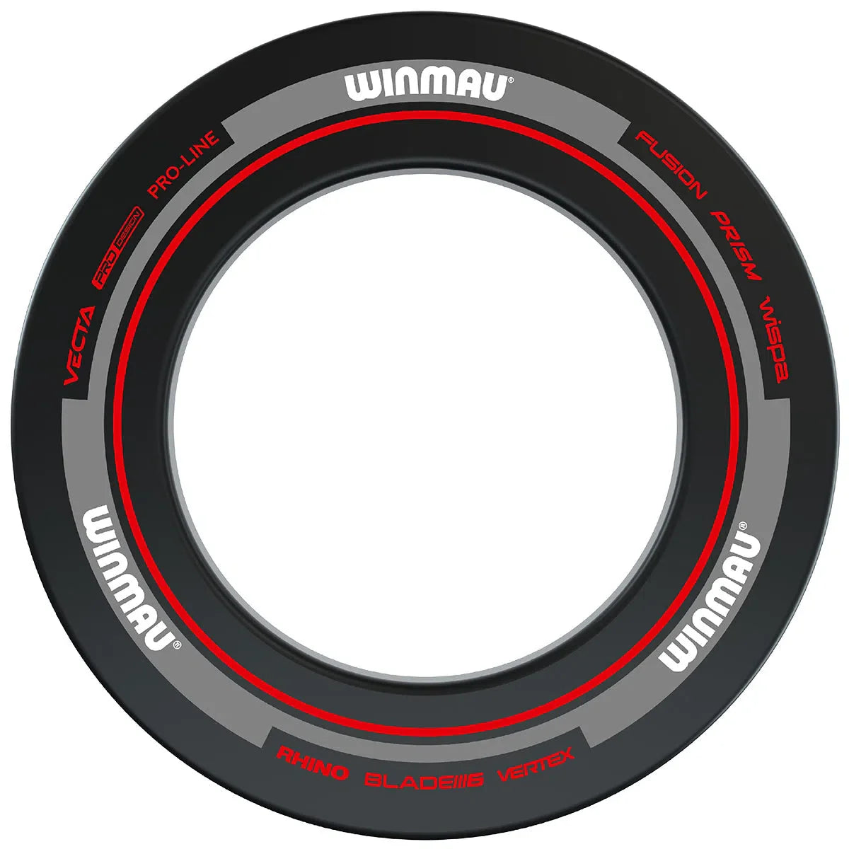 Winmau Advance Black/Red Dartboard Surround