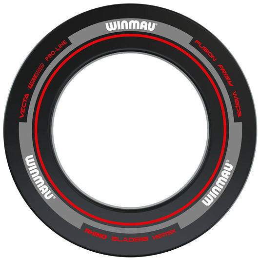Winmau Advance Black/Red Dartboard Surround