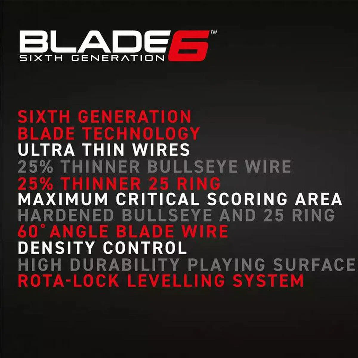 Winmau Blade 6 Professional Level Dartboard