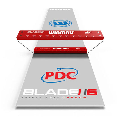 Winmau Clearzone Pvc Dart Mat With Integrated Oche