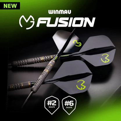 Winmau Mvg Pac Man Fusion Integrated Flight System - No6