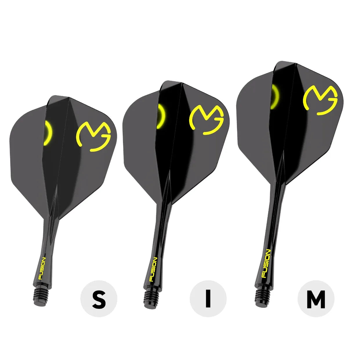 Winmau Mvg Pac Man Fusion Integrated Flight System - No6