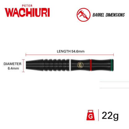 Peter Wachiuri Signature Darts - 90% Tungsten Steel Tip