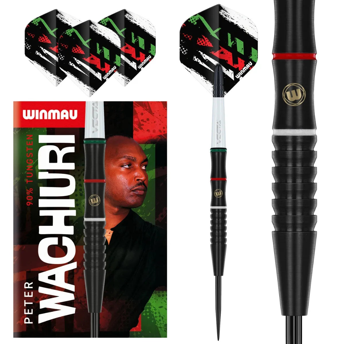 Peter Wachiuri Signature Darts - 90% Tungsten Steel Tip