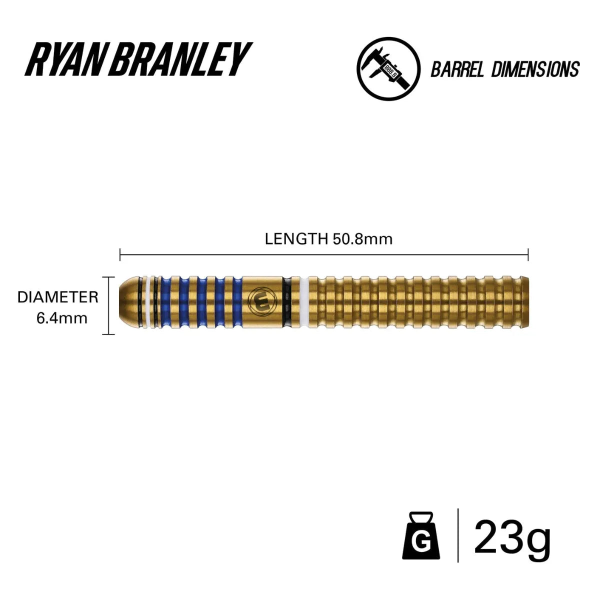 Ryan Branley Signature Darts - 90% Tungsten Steel Tip