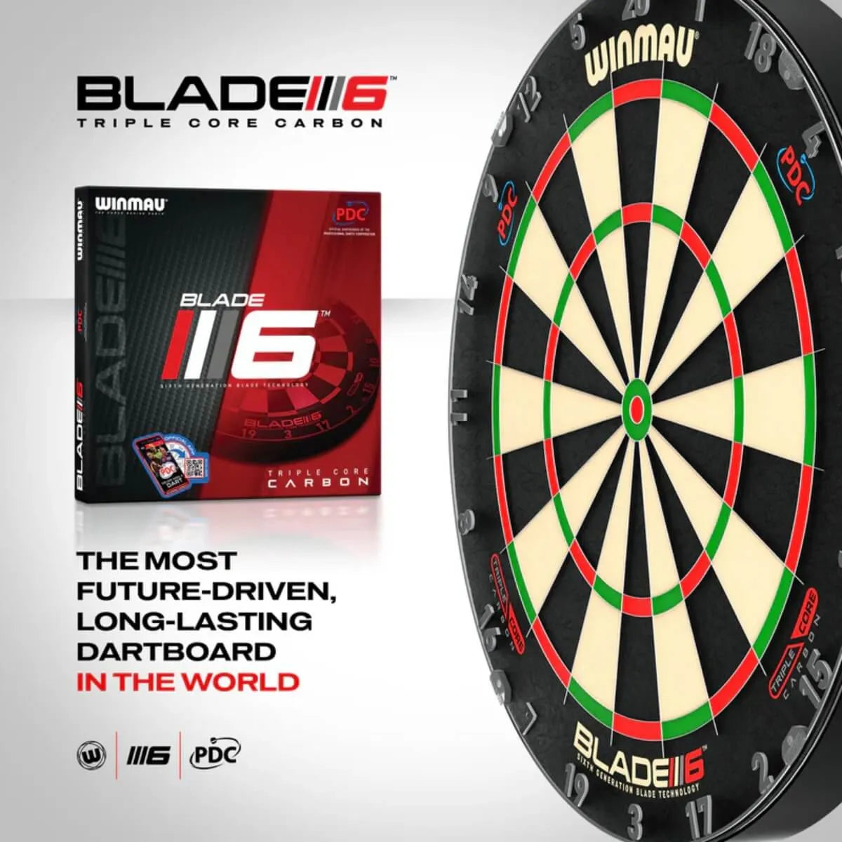 Winmau Blade 6 Triple Core Professional Level Dartboard
